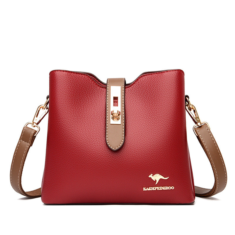 🔥Women's Casual Bucket Bag with 2 Straps for Carrying