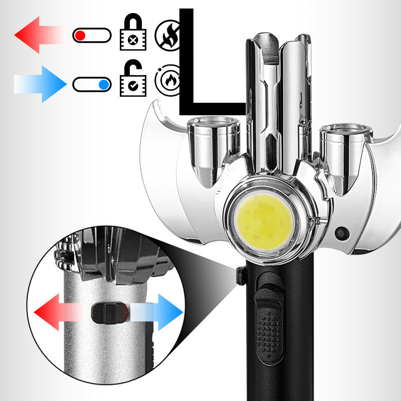 Creative High-Temperature Torch Lighter with Lighting