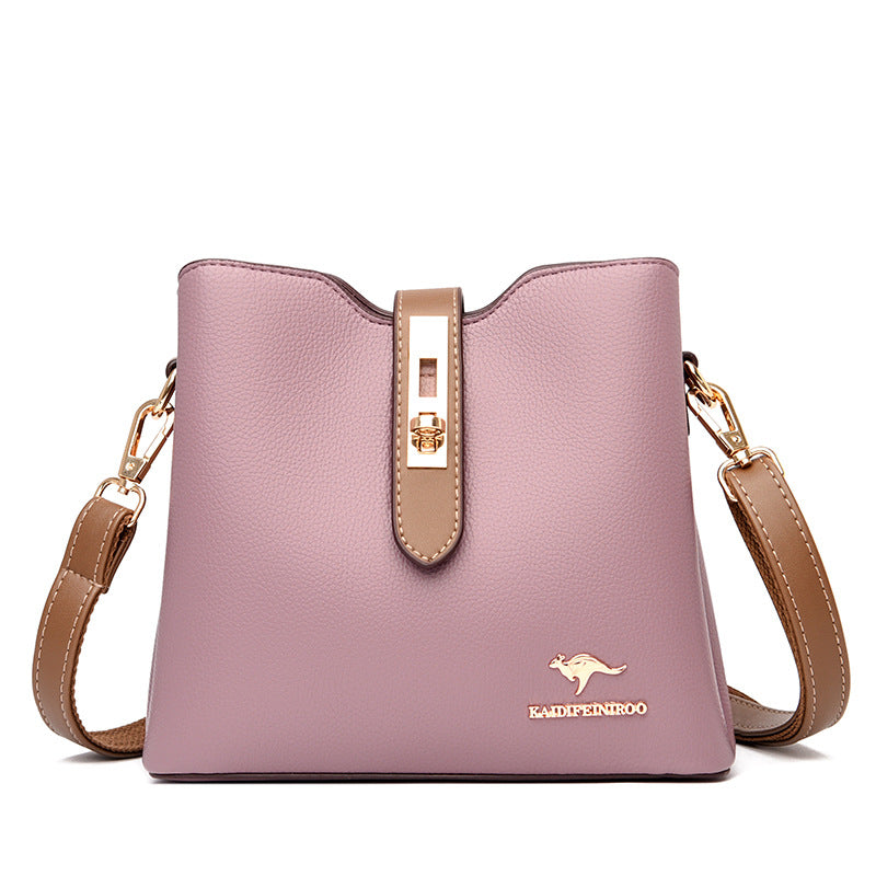 🔥Women's Casual Bucket Bag with 2 Straps for Carrying