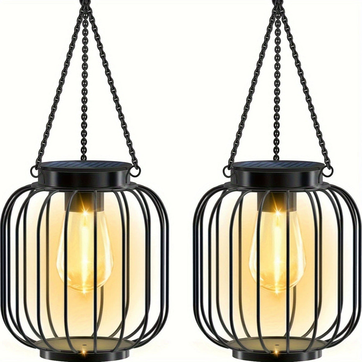 💡🌟Retro Metal Solar Lanterns