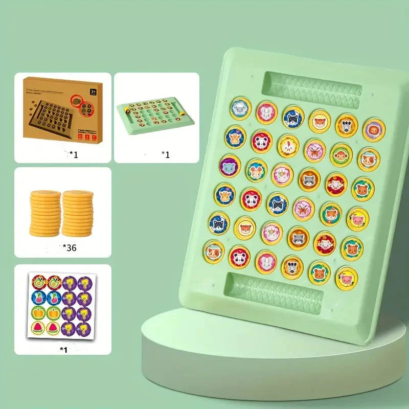 Kids' 2-Player Animal Flip Chess