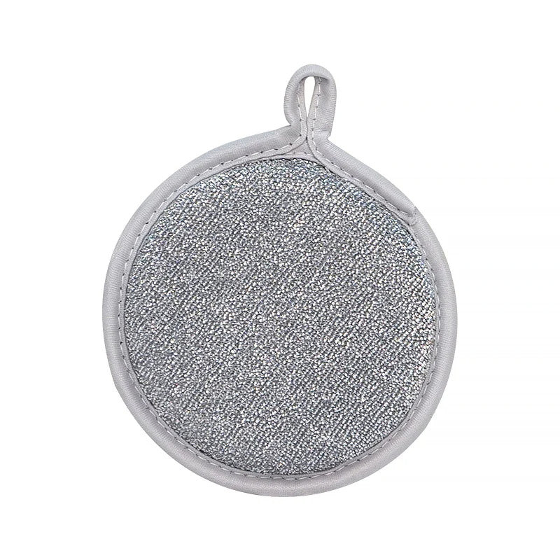 Kitchen Double-sided Round Sponge Brush
