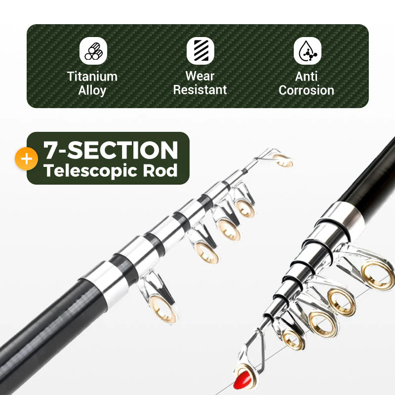 All-in-one Telescopic Fishing Rod Kit