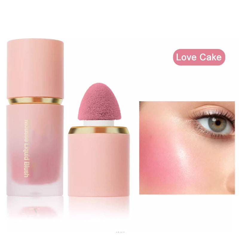 Smooth Liquid Face Blush with Air Cushion Applicator