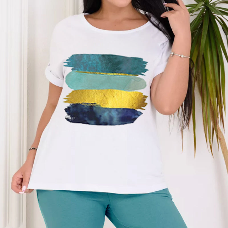 Fashionable Simple Casual 2-Piece Set