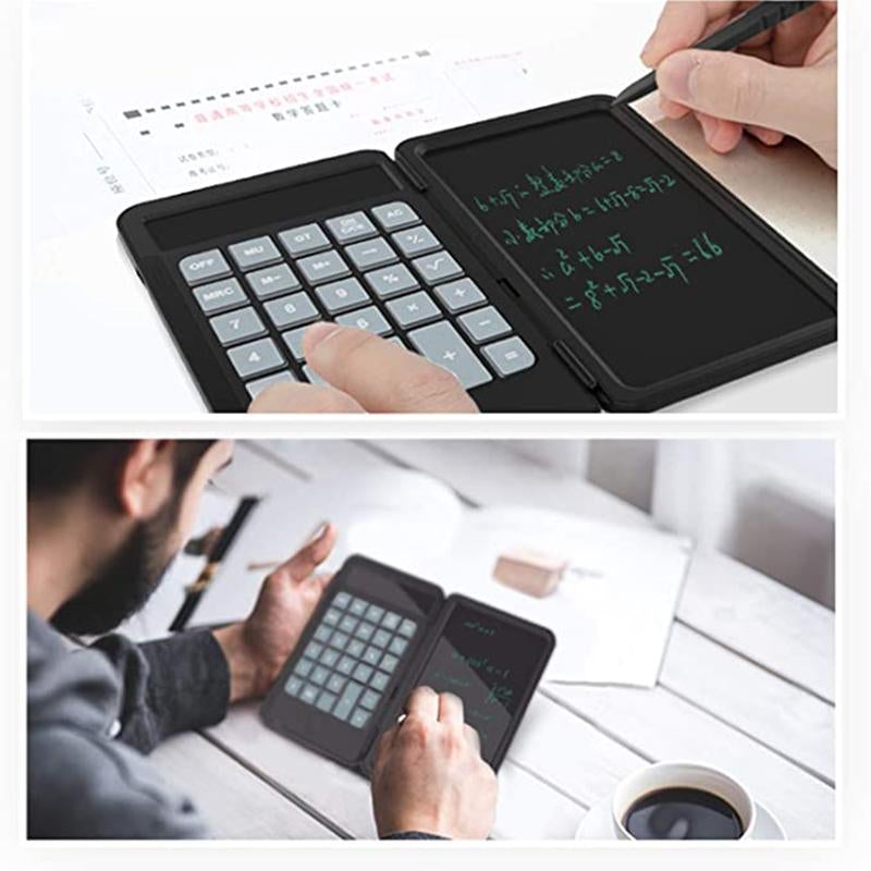 Calculator Notepad with 6.5 Inch LCD Writing Tablet
