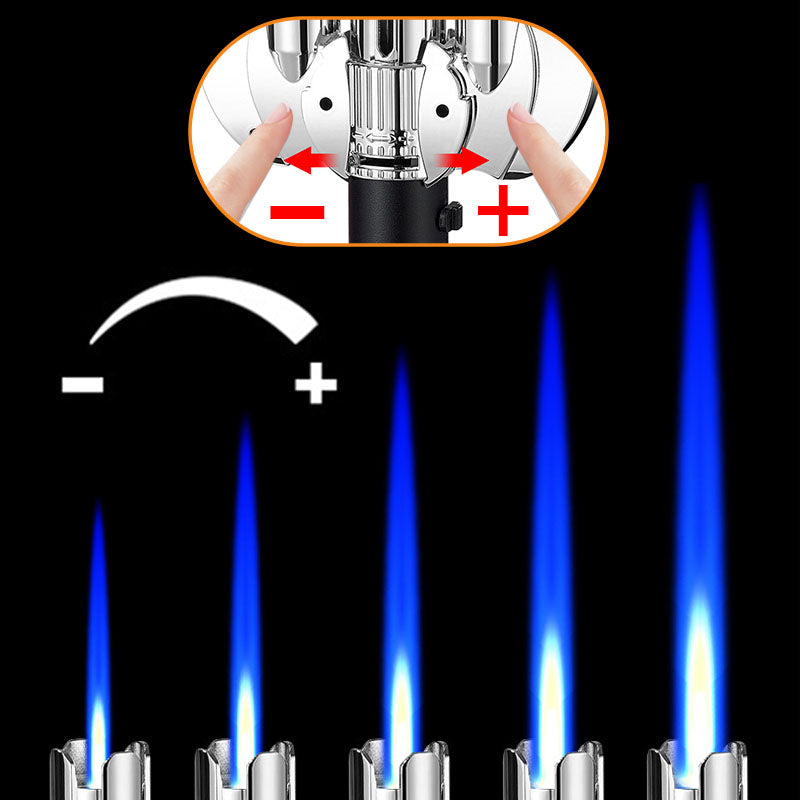 Creative High-Temperature Torch Lighter with Lighting