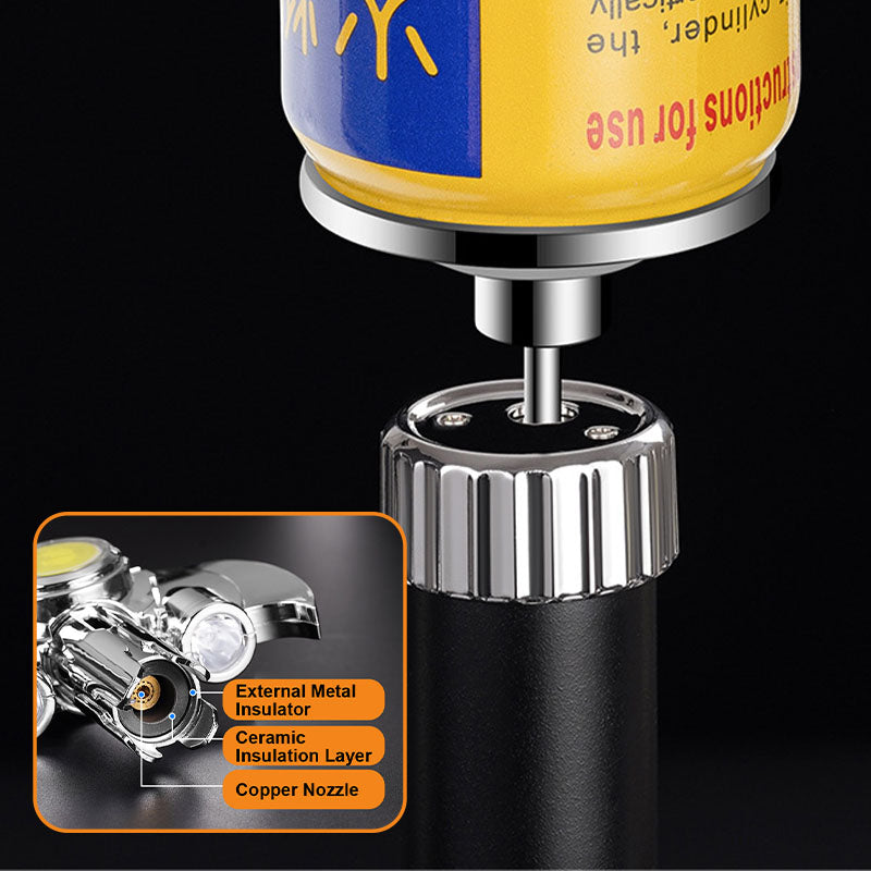 Creative High-Temperature Torch Lighter with Lighting