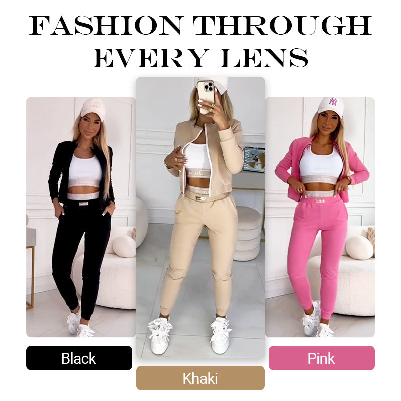 ๐๐Women's 3-Piece Zip-Up Tracksuits