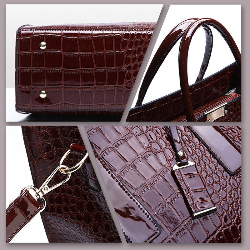 🎁Crocodile Print Handbag👜