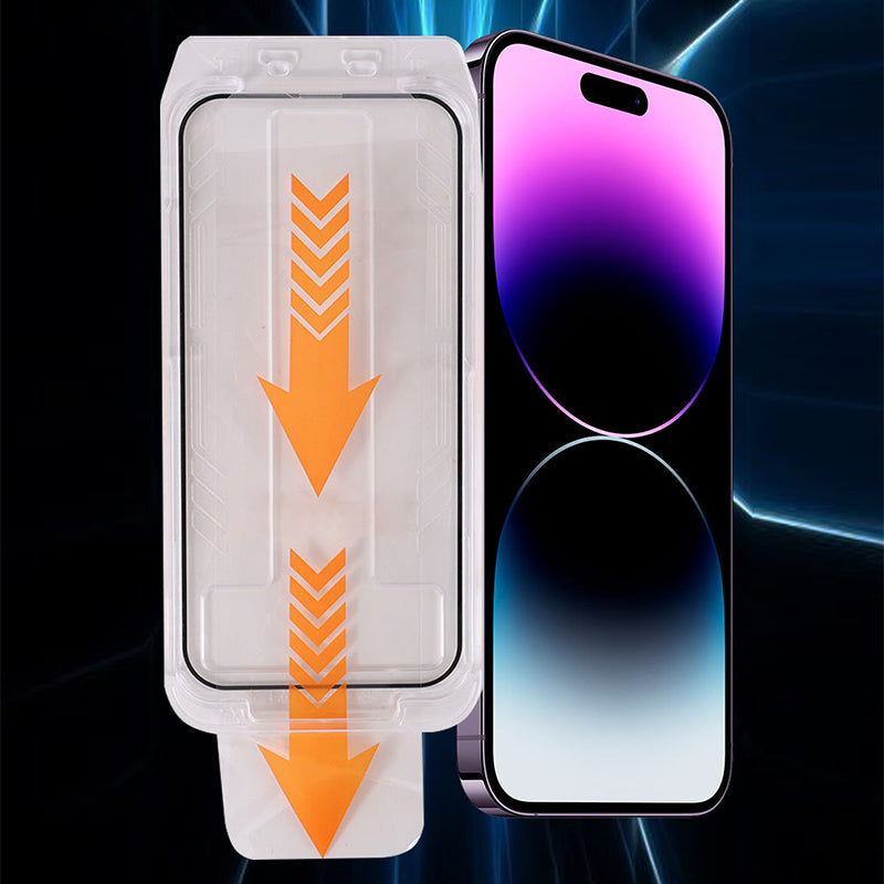 iPhone Tempered Anti-Peeping Screen Film with Easy Installation Tool
