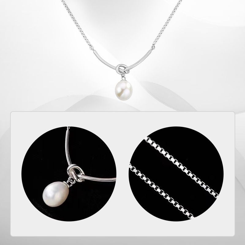 Premium Design Light Luxury Necklace with Pearl Pendant
