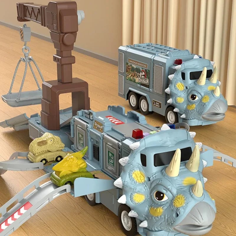 🦖Transformer Engineering Vehicle Track Playset