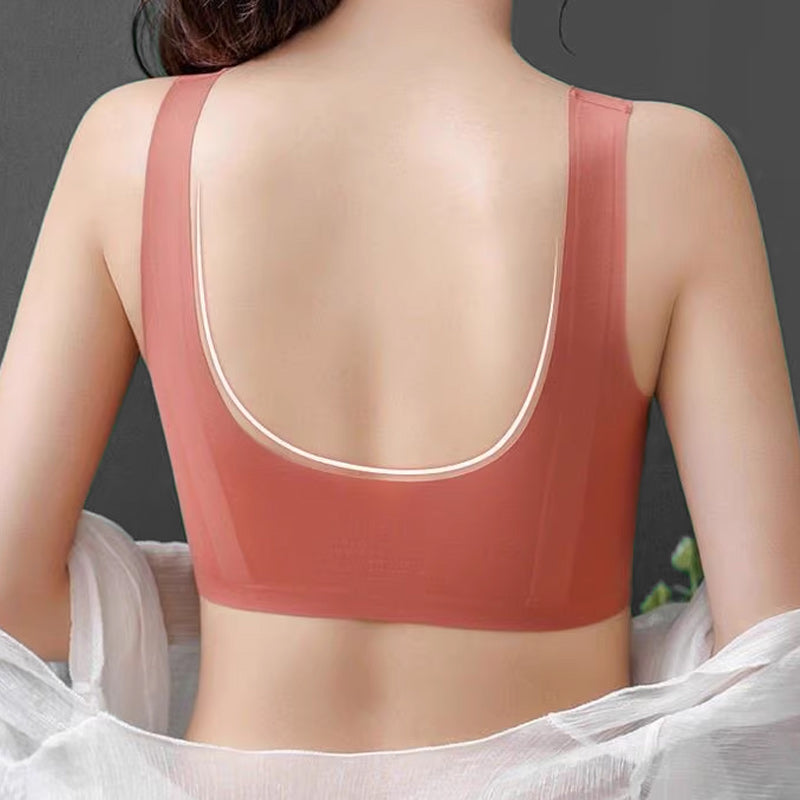 Soft Wire-Free Lightweight Seamless Lace Bra