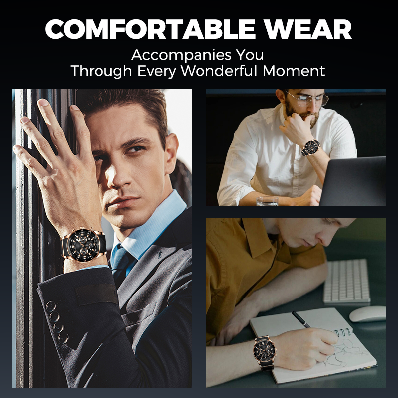 💎Men's Waterproof Multifunctional Quartz Watch