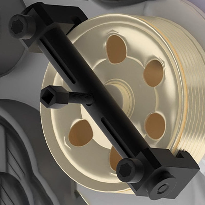 💥 Adjustable Crankshaft Pulley Removal Tool