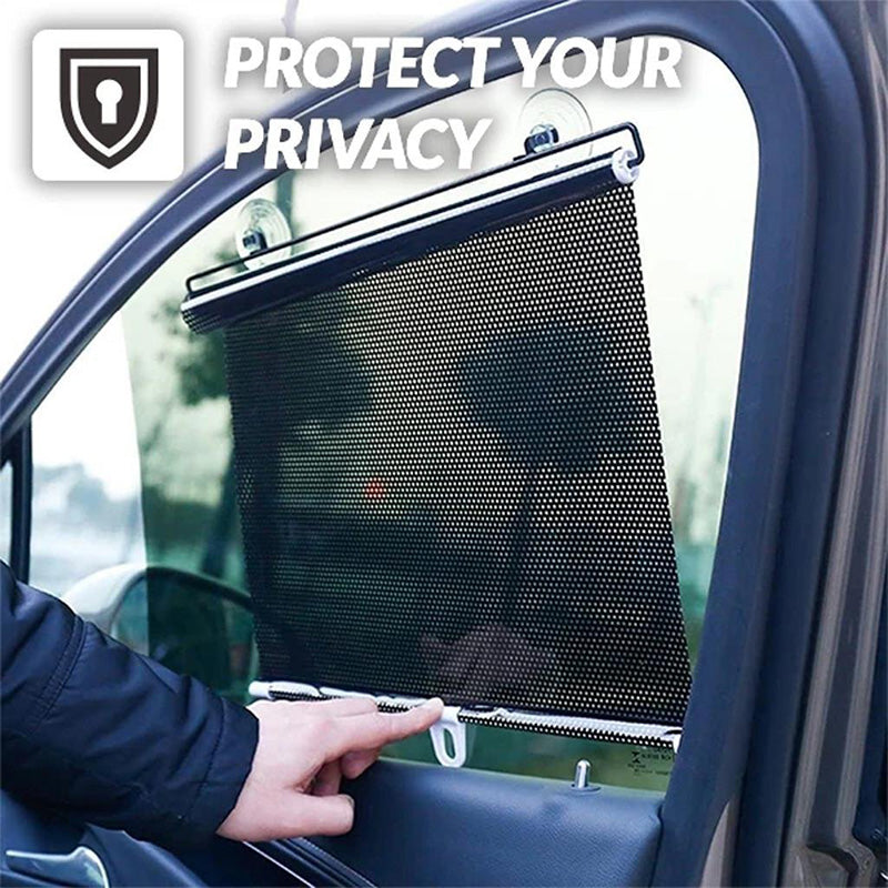 Retractable Window Roller Sunshade for Car & Room