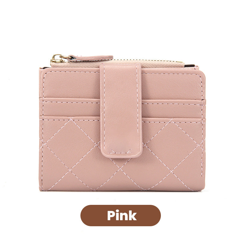 Women's Fashion Small Wallets with Zipper