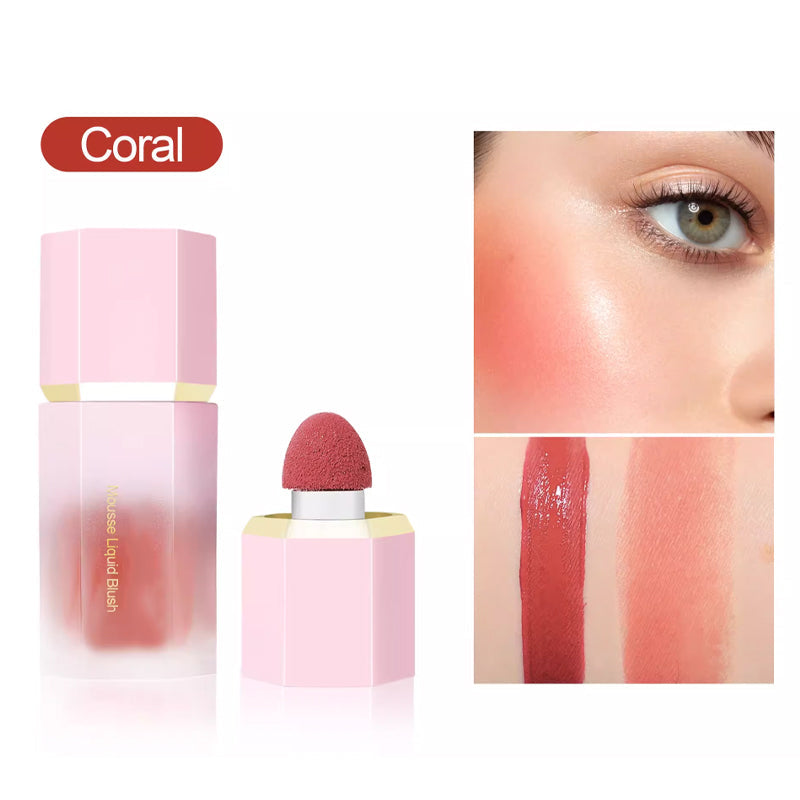 Smooth Liquid Face Blush with Air Cushion Applicator