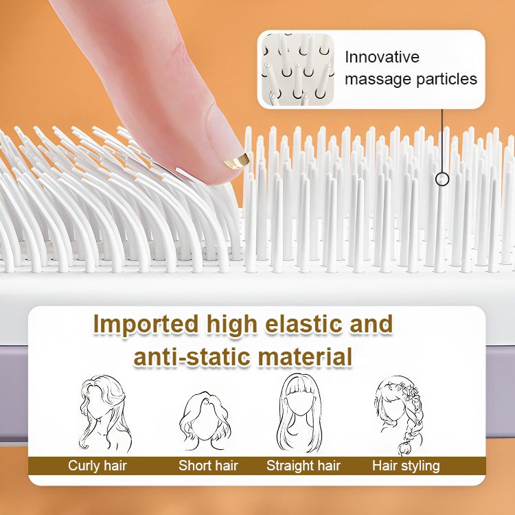 Automatic Cleaning Rotating Lifting Comb(50% OFF)