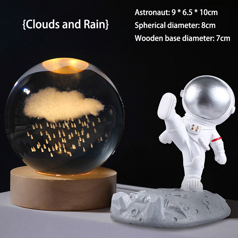 ๐50K+ SOLD!๐ซ๐ Bring the Galaxy into Your Room. 3D Crystal Ball Night Light โ 50% OFF! โจ๐