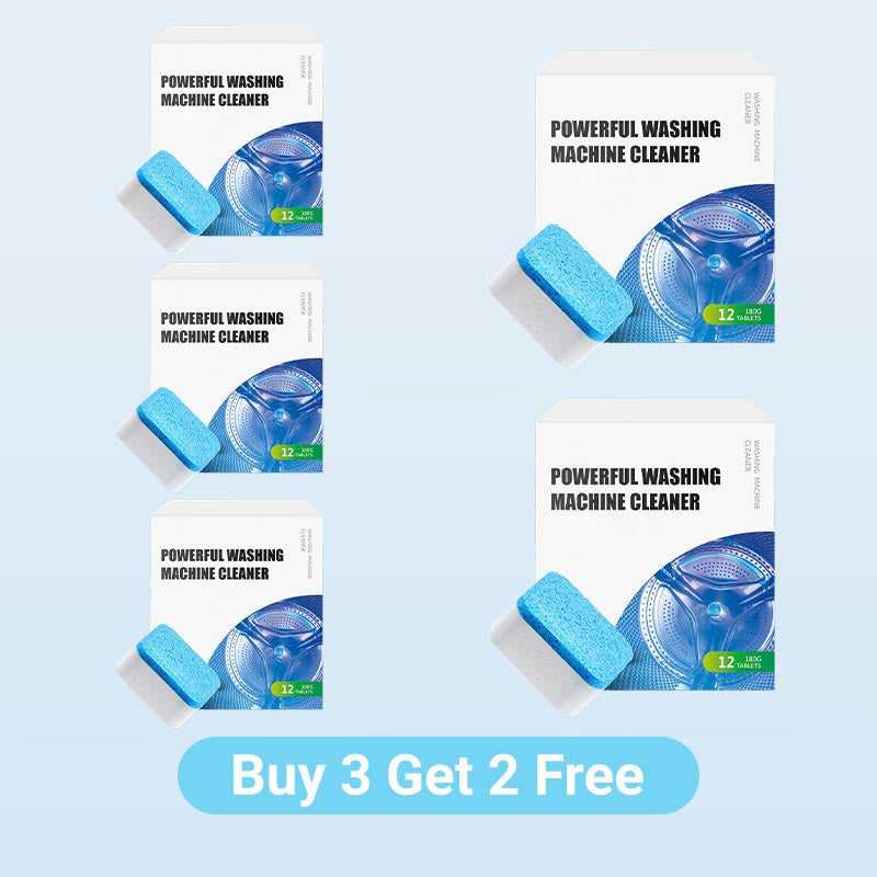 Powerful Washing Machine Cleaner - 12 Tablets