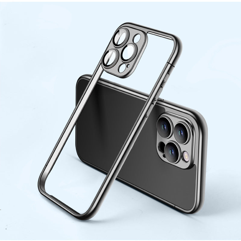 Bumper Case with Camera Lens Protector for iPhone Series
