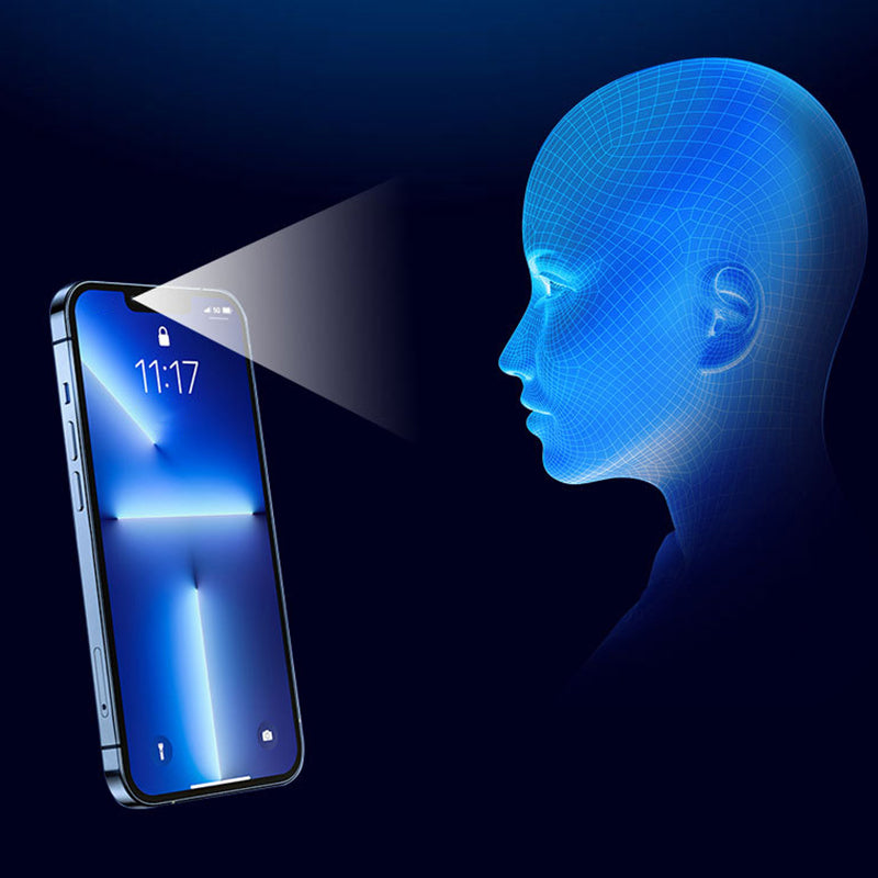 iPhone Tempered Anti-Peeping Screen Film with Easy Installation Tool