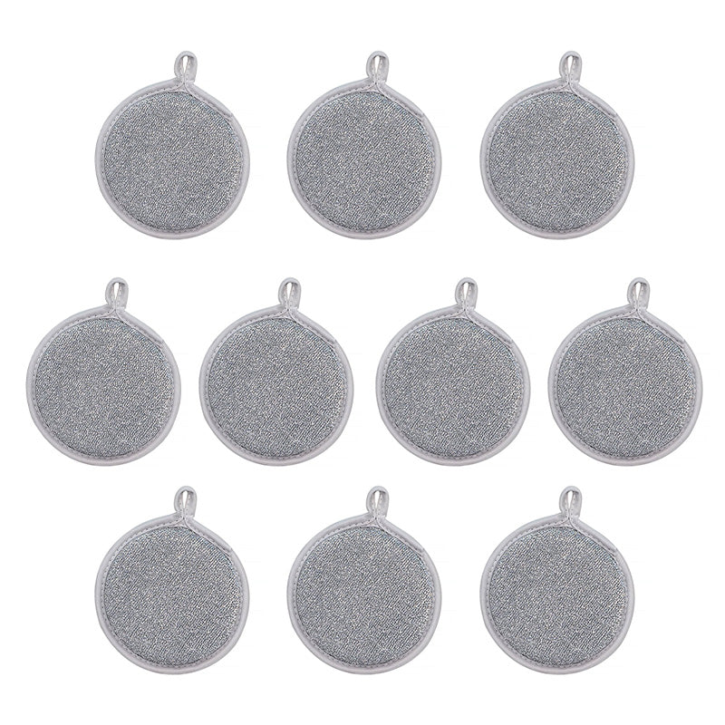 Kitchen Double-sided Round Sponge Brush