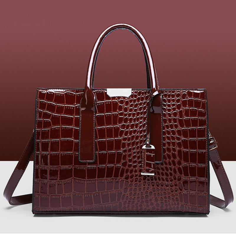 🎁Crocodile Print Handbag👜