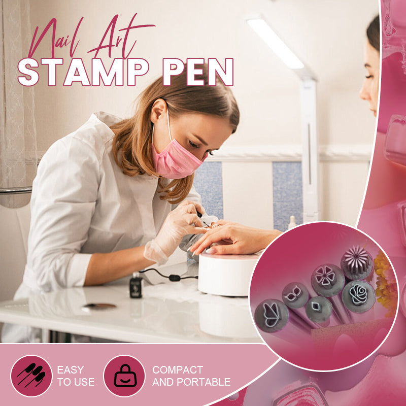 ❣️Nail Art Stamp Pen(Easy to use even for beginners)