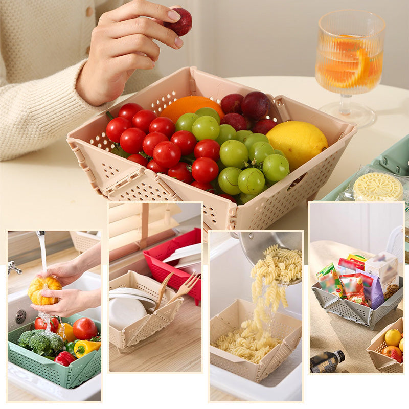 🔥Foldable Basket For Storage and Draining