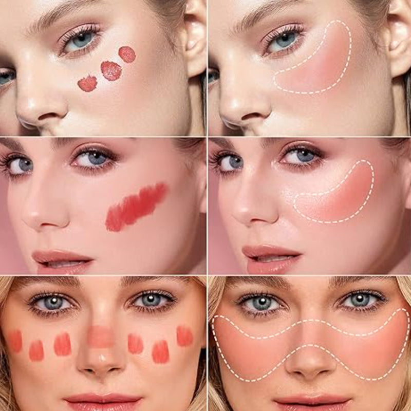 Smooth Liquid Face Blush with Air Cushion Applicator