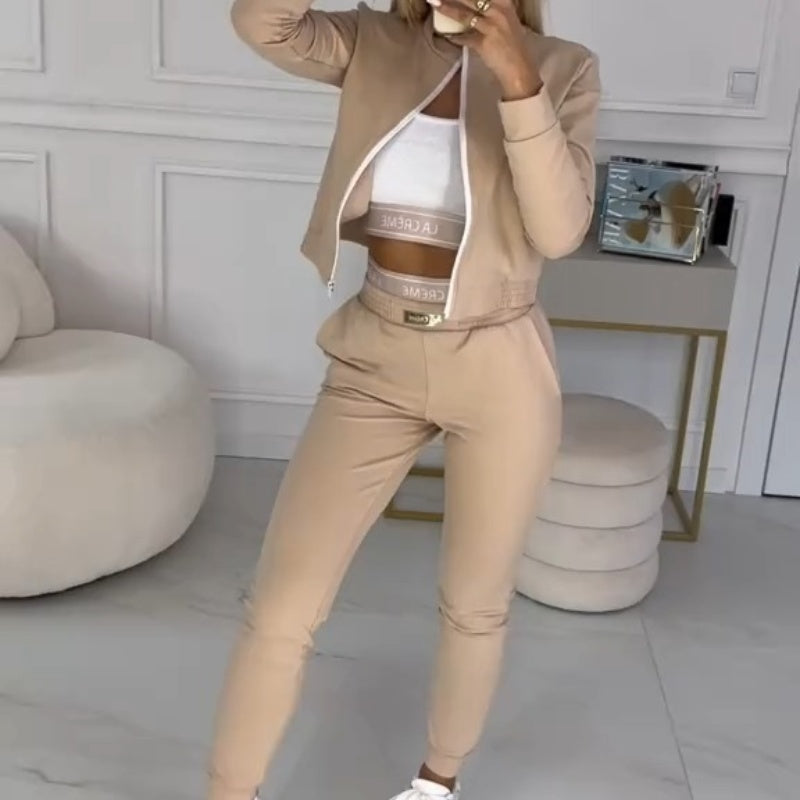 ๐๐Women's 3-Piece Zip-Up Tracksuits