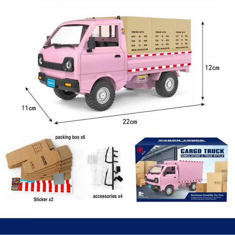 Remote-Controlled Rechargeable Container Truck Toy