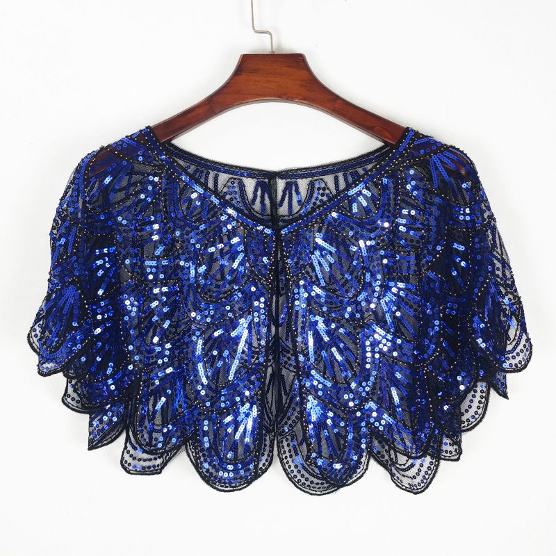 Women’s Elegant Sequin Beaded Shawl