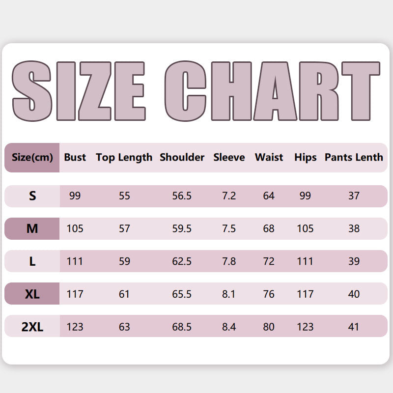 Women's Fashion Summer Square Patterned Top & Short Pants Set