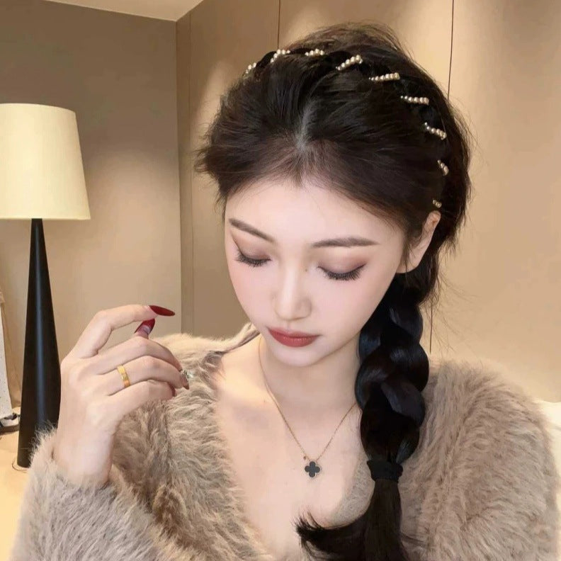 🔥Hot Sale🔥Vintage High Cranium Artificial Pearl Hairband(50% OFF)