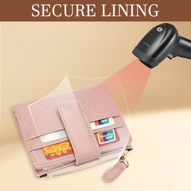 Women's Fashion Small Wallets with Zipper
