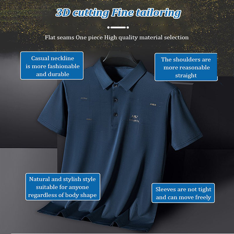 ✨2024 Men's Surprise👕Men's Cooling Collared Shirt