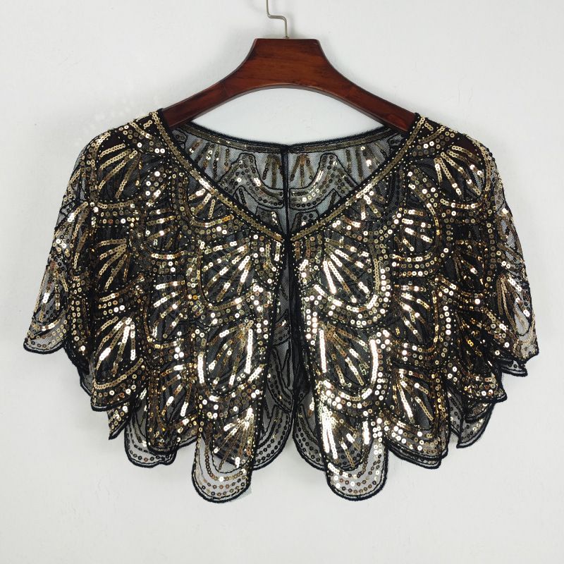 Women’s Elegant Sequin Beaded Shawl
