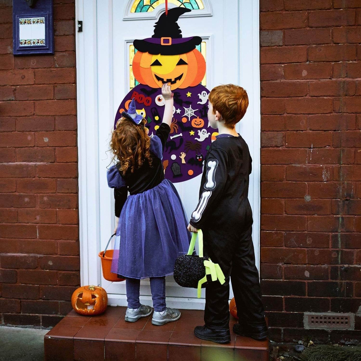 ๐ DIY Halloween Pumpkin Witch