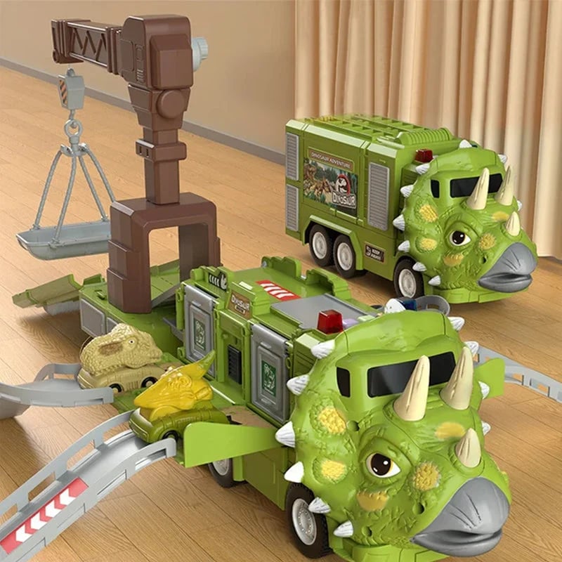 🦖Transformer Engineering Vehicle Track Playset