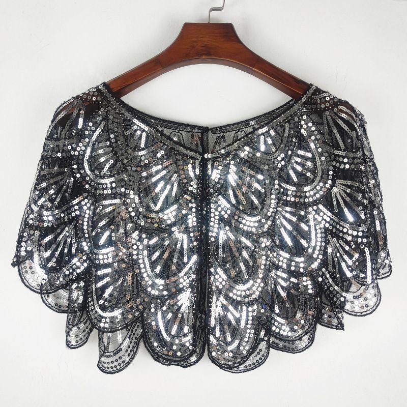 Women’s Elegant Sequin Beaded Shawl