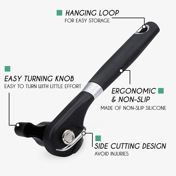 Safe Stainless Steel Can Opener