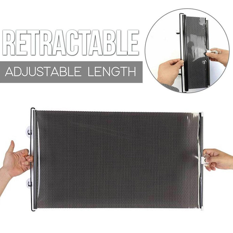 Retractable Window Roller Sunshade for Car & Room