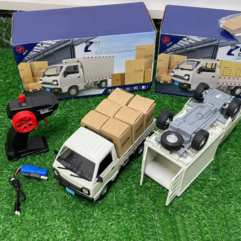 Remote-Controlled Rechargeable Container Truck Toy