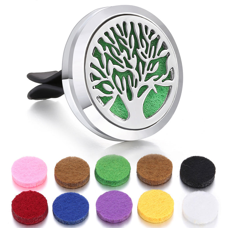 🔥Air Freshing Car Vent Diffuser Set with Clip & 10 Aroma Pads