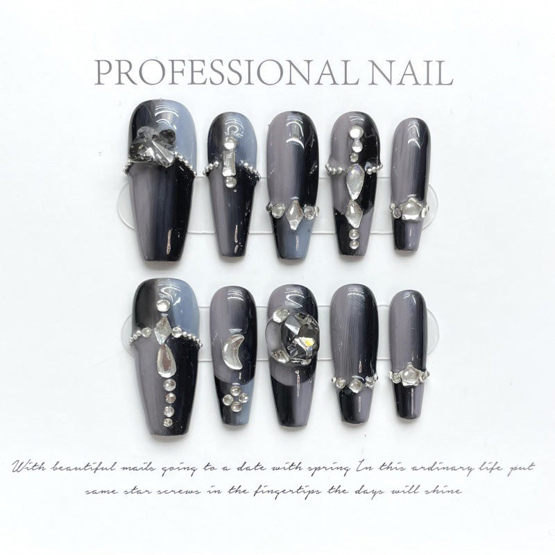 Fashion Cool Firm Press On Nails Fake Nails