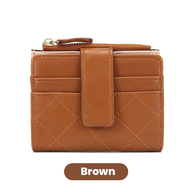 Women's Fashion Small Wallets with Zipper